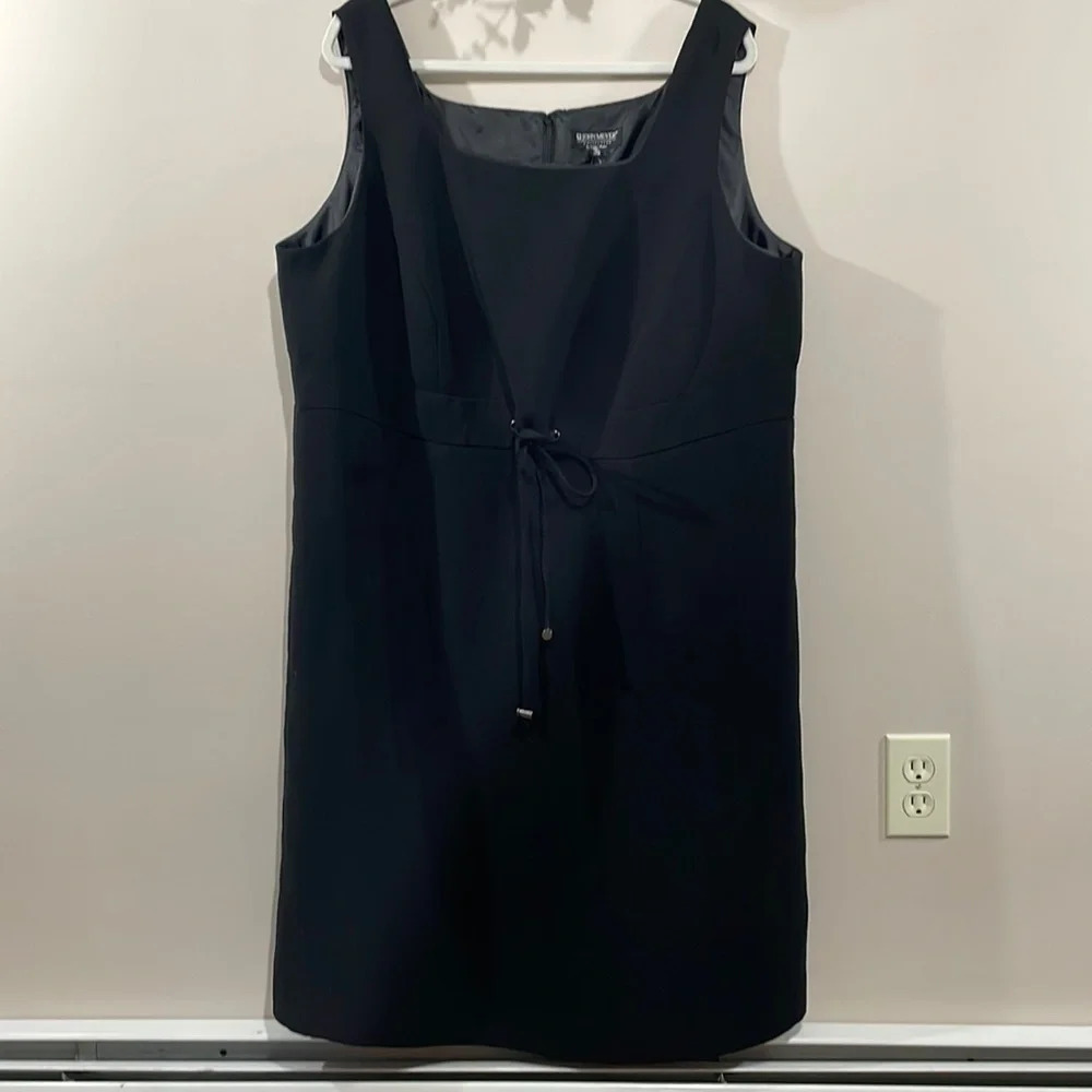 NWOT John Meyer Collection By Jacques Monier Black Sleeveless Dress 20W